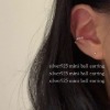 [3size/silver925]미니 심플 볼 은 귀걸이