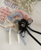 [ 당일출고 / 4color ] 파스텔 컬러 클라우드 발레코어 쉬폰 리본 헤어슈슈 곱창 머리끈